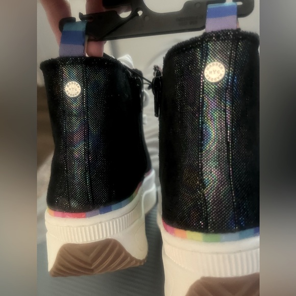 NWT Stacked high top Madden NYC GIRLS SZ 2 - Picture 5 of 6